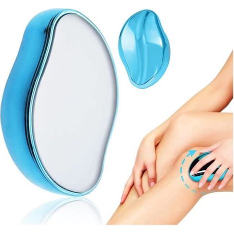 Gomme Epilatoire, Gomme Depilatoire Femme Indolore, Gomme Cristal éPilation Lavable, Outil D'éPilation Portable Nano Cristal Hair (1/4)