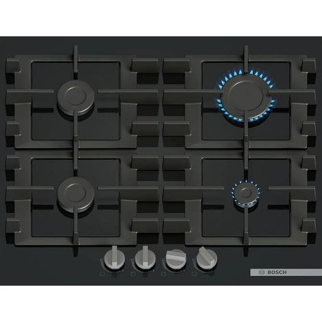 Bosch Serie 4 PNP6B6K40 Gas-Kochfeld schwarz 60 cm