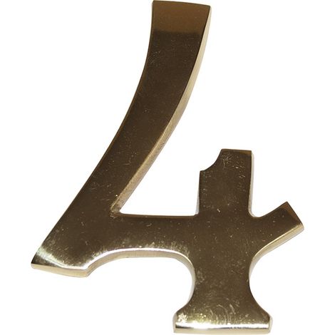 NUMERO LATON 10 CM Nº 4 EHL - EHLIS
