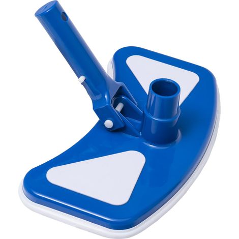 Applicable Aspirateur de sol de piscine Deluxe I Brosse de piscine de haute qualité pour toutes perches télescopiques I Aspirateur de sol avec 7 brosses I Maniable pour un nettoyage optimal (1/5)
