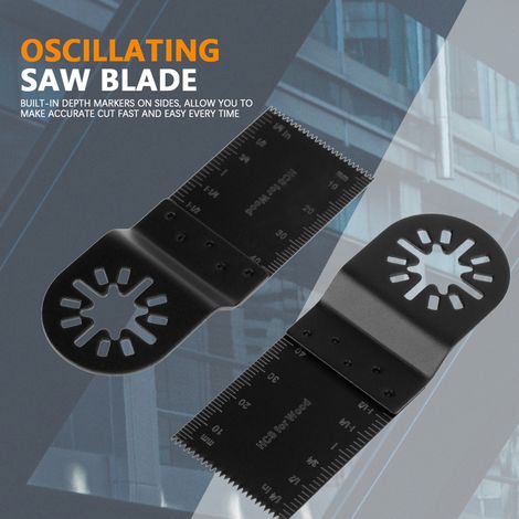 20-teiliges Set mit 34-mm-Multifunktions-Sägeblättern für Reparaturen und Schnitte (1/5)
