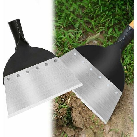 Multifunctional Garden Shovel, Garden Cleaning Shovel, Multifunctional Steel Weeding Shovel, Agricultural Weeding Tool, for Garden, Farm Weeding (28cm) (1/5)