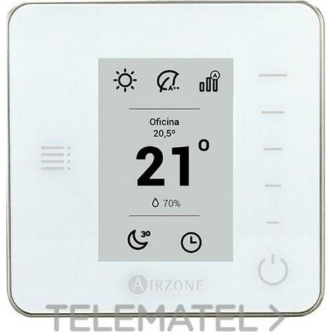 AIRZONE termostato monocromo blanco azdi6thinkcb , Termostato Monocromo Blanco AZDI6THINKCB de la marca Airzone.