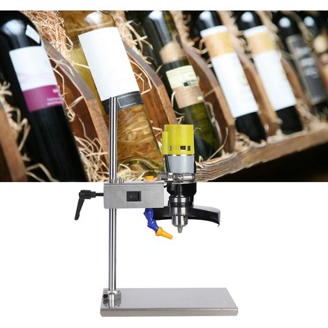 Machines-outils pour la découpe de bouteilles, coupe-bouteilles électrique en verre et céramique, pour la fabrication de pots de fleurs, meulage, perçage et découpe, norme européenne. (1/5)