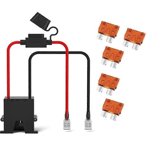 Connecteur de faisceau de câbles compatible avec les batteries SLA 12V pour voitures jouets électriques, avec 5 fusibles de 40A, également compatible avec les batteries à bornes F2. (1/5)