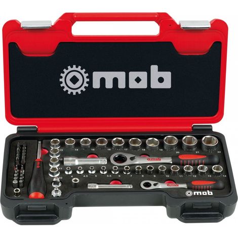 Coffret de douilles traversantes 59 pièces mixte - MOB (1/5)