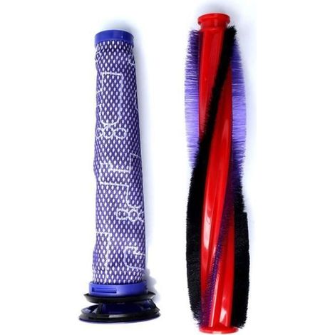 Brosse principale + filtre pour DYSON V6 Animal/Fluffy DC58 DC59 DC61 DC62 Pièces de rechange Accessoires, 225mm (1/4)