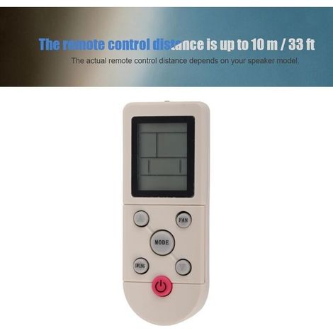Télécommande YKR-F/06, remplacement de climatiseur pour YKR-F/001 YKR-F/006 F/008 YKR-F/09E (1/3)