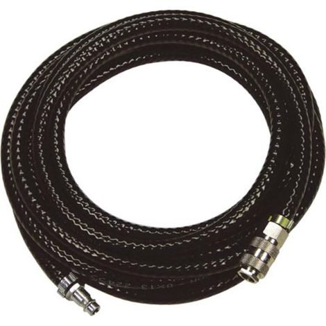 Stanley Gummiluftschlauch, 10 Meter mit Ø 6 x 11 mm, ideal für industrielle Anwendungen und den Einsatz in der Werkstatt, flexibel, perfekt für pneumatische Werkzeuge und Druckluftanwendungen