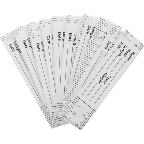 Ensemble de 10 règles mesure Luxshiny avec graduations en (1/5)