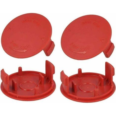Lot de 4 couvre-bobines de fil pour débroussailleuse Bosch AFS 23-37 (1/4)