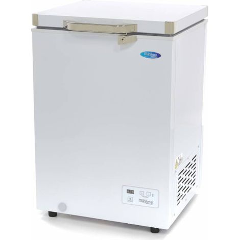 Congélateur coffre 93L - 2 roulettes - Compact - Maxima (1/5)