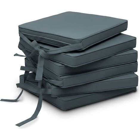 6er Set Loft SK Stuhlkissen Taubenblau, 45x40x5cm (1/5)