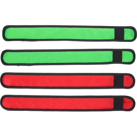 4pièces Sangles LED pour Cheval Bandes de Compression des Chevilles Accessoires Équitation Sécurité Nocturne Ajustement Facile Résistantes aux Intempéries (1/5)