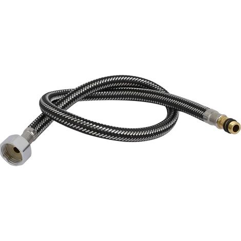 20mm Buchse auf M10 Außengewinde 60cm Länge Wasserhahn Anschlussschlauch