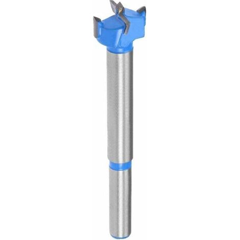 Forstner Forets 16 mm, ouvre-tarière en carbure de tungstène pour scie cloche à bois, perçage de trous de charnière pour le travail du bois (bleu, gris)