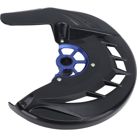 Schutzblech für die vordere Bremsscheibe, 22 mm Achsdurchmesser, kompatibel mit 125-530 SX, SX-F und Factory Edition, schwarz und blau, robuster Kunststoffkern. (1/5)