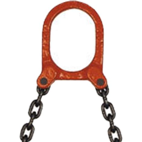 Lève-fûts à chaîne à 2 crochets, robuste, sûr, pratique et stable, outil industriel pour le levage de fûts de 0,5 tonne. (1/5)