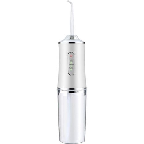 Irrigateur Oral - 3 Modes - Réservoir 220 Ml - Étanchéité IPX7 - Rechargeable USB - Pour Porteurs De Bagues Dentaires Implants Et Appareils