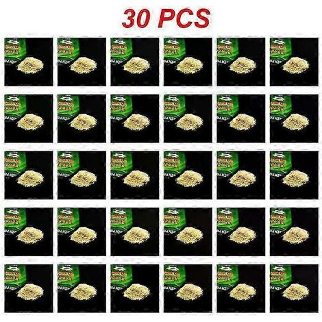 à 100 pièces de poudre appât anti-cafards efficace pour usage domestique. Piège anti-insectes et anti-nuisibles. Couleur : 30 pièces. (1/4)