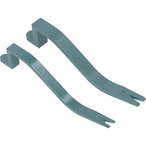 Lot de 2 leviers, arrache-clous, outil manuel en acier à haute teneur en carbone pour le travail du bois et la maison (1/5)