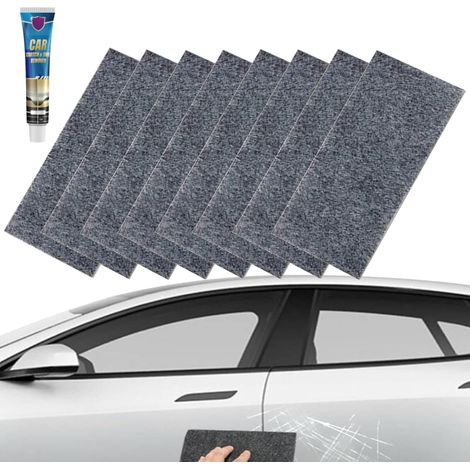 Scratch Remover, Chiffon Magique Pour Voiture, Chiffon De Nettoyage De Voiture, Chiffons De Réparation De Rayures Polyvalents De Peinture, Polish Voitures (8PC) (1/5)