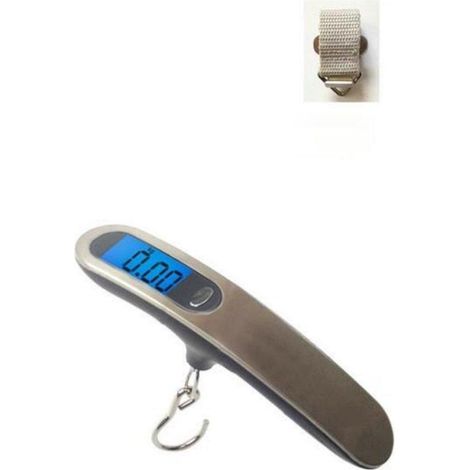 Balance de voyage électronique portable avec affichage, en acier