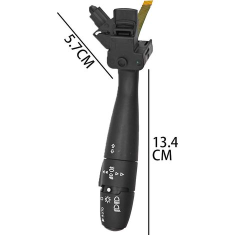 Commutateur Clignotant et Phares pour Peugeot 206 1998-2018 - Interrupteur Colonne de Direction, Réf. Originale 96477533XT (1/4)