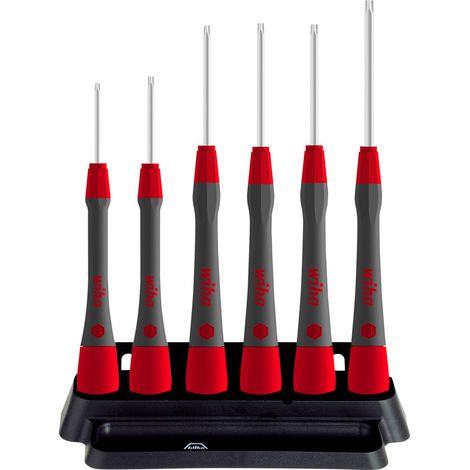 Wiha Juego de destornilladores de precisión PicoFinish® TORX®, de 7 unid., incl. soporte (42997)