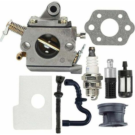 C1Q-S57B Carburetor Kit for MS180/MS170/MS 170C/MS 180C/017/018 Chainsaws C1Q-S57A Air Filter Spark Plug Gasket Replacement 1130120 0603 MUMU (1/4)