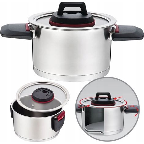 Casserole Maestro MR-3530-16 avec poignées pliables 1,6 l (1/5)