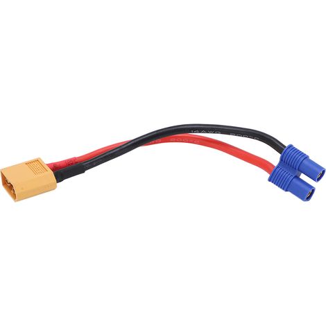 Adaptateur EC3 femelle vers XT60 mâle : haute durabilité, portable, résistant à la corrosion, câble adaptateur de connexion EC3 vers XT60 sécurisé (1/5)