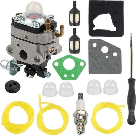 Carburateur Honda 4 temps GX31 GX22 FG100 – Outil de réglage inclus – Compatible débroussailleuse et pompe à eau – Numéro de pièce 16100-ZM5-803 - GCA91