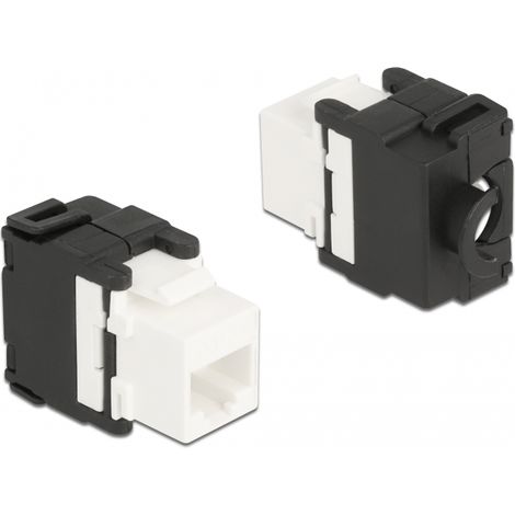 Delock MÃ³dulo Keystone RJ45 hembra a LSA Cat.6A 180Â° sin herramientas