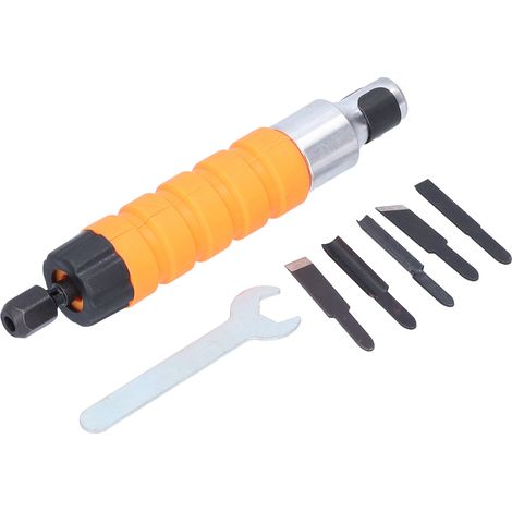 Ciseau à sculpter électrique, outil à haute efficacité thermique, kit de ciseau électrique pour le travail du bois, pour meuleuse suspendue (1/5)