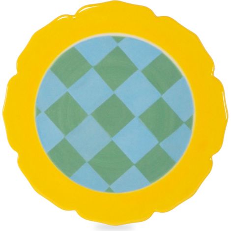 WD LifeStyle Sottopentola in Stoneware D 18 Cm Giallo