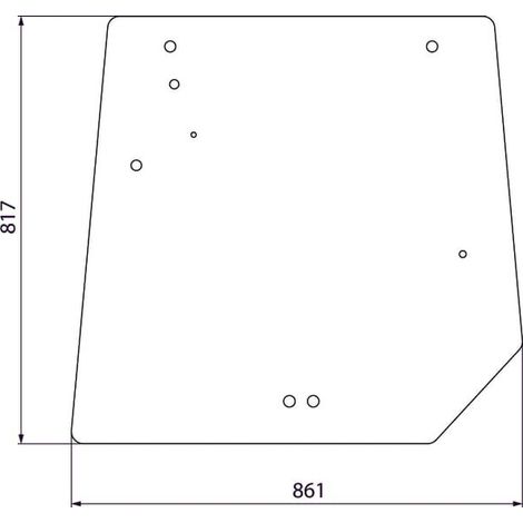 Vitre de cabine arrière UNIVERSEL 4272761M2N