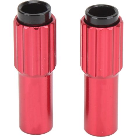 Vis de réglage de câble de frein pour vélo en alliage d'aluminium, pour VTT et vélo de route - Rouge (1 paire) (1/5)