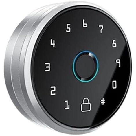 Serrure de porte intelligente Poignée Entièrement Automatique Serrure Intelligente Bouton D'empreinte Digitale Serrure De Porte Déverrouiller Écran Tactile Bluetooth App Verrouillage De Porte D'entrée (1/5)