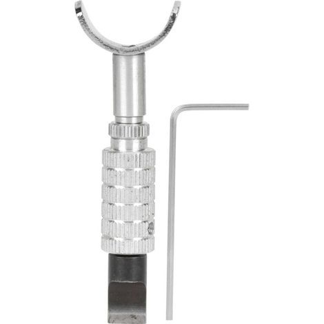 Couteau pivotant à roulement à billes en acier tungstène, outil de sculpture sur cuir réglable et fait main (avec tête M2) (1/5)