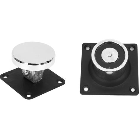 Butée de porte électromagnétique 12V-24V, ventouse puissante de 60 kg (132,3 lb) pour portes en bois et en fer