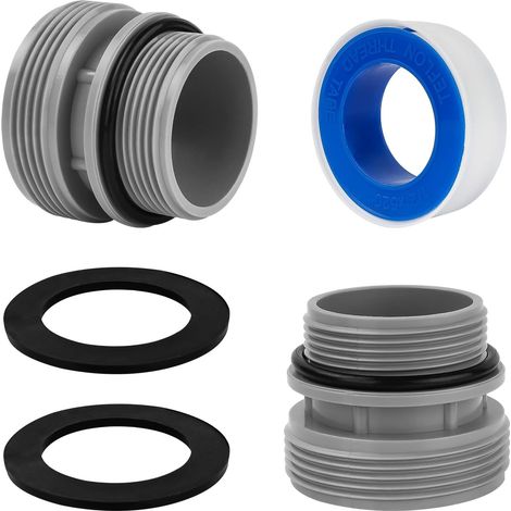 Intex 40mm Pool-Sandpumpen-Adapterset (Dichtungen inklusive) Hohe Qualität, eine ideale Wahl für Familien. (1/5)