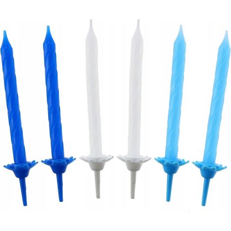 Candeline di compleanno 24/12, Collezione Blu (1/2)