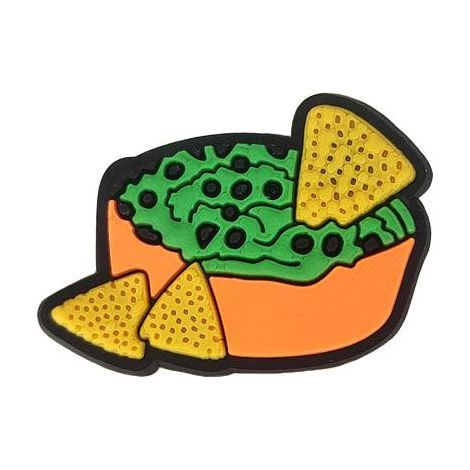Insignia de goma Crocs Emblema Parche Comida Nachos 57-86 OS