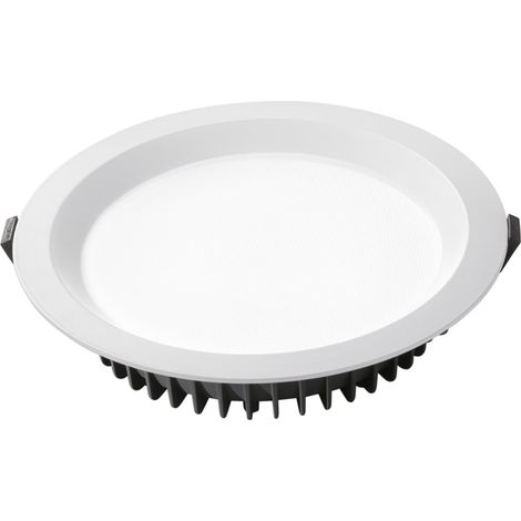 "Faretto ad incasso LED TRON 30W bianco antiabbagliamento con CCT 23x5.6 cm. IP40"