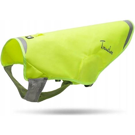 Chaleco reflectante para perros Truelove, amarillo, impermeable, talla pequeña (1/5)