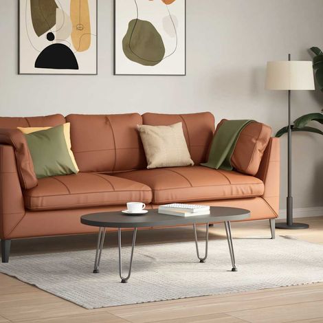 Gambe a forcina per tavolino 4 pz in acciaio naturale 30 cm in acciaio massiccio vidaXL (1/5)