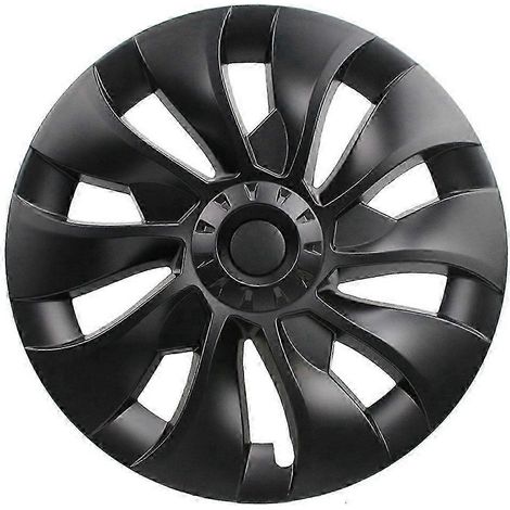 Compatible avec Model 3, enjoliveur de roue 18 pouces pour Model 3, pièce de rechange intégrale - Noir mat, côté droit (1/5)