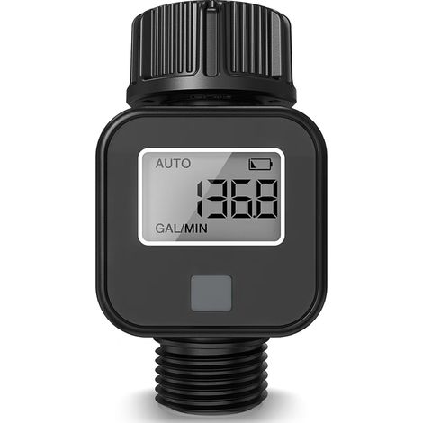 Minuteur d'Arrosage Intelligent Extérieur avec Débitmètre, Programmateur d'Irrigation Automatique pour Jardin-x (1/4)