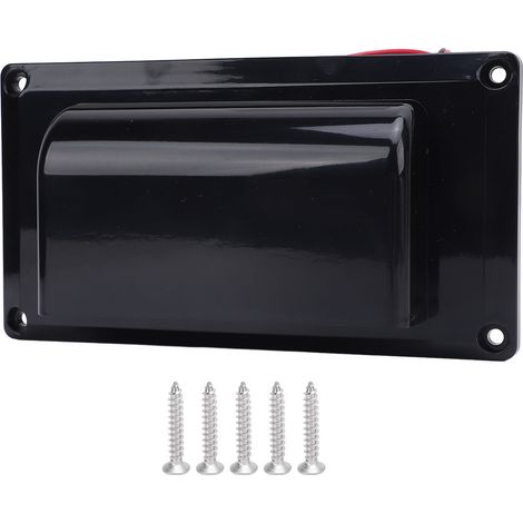 Ortviai Ventilateur d’Évacuation Latéral pour Camping-car 12 V, 6 W, 180 m³/h, avec Couvercle Anti-pluie et Grille Inox (1/5)